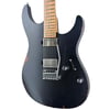 Mayones Aquila Aged V24-6 Elektro Gitar Monolith Black Nitro Aged (Hybrid Softcase Dahil)