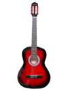 Patriccio PTRD Klasik Gitar (Kırmızı 4/4) Başlangıç Seti (Klasik Gitar + Yedek Tel + Pena + Kılıf + Nota Sehpası + Tuner)