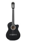 Ravenni RCG120BKC Klasik Gitar (Siyah 4/4) Başlangıç Seti (Klasik Gitar + Yedek Tel + Nota Sehpası + Tuner + Pena + Kılıf)