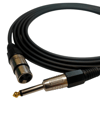 Rhn R-CJXLRD5 6,3 mm Mono/XLR Dişi 5 Metre Enstrüman Kablosu