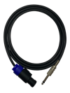RHN SPJK03 Speakon–6,3 mm Mono Jak 3 Metre Pasif Hoparlör ve Amfi Kablosu