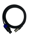 RHN SPXM03 Speakon–XLR Erkek 3 Metre Pasif Hoparlör ve Amfi Kablosu