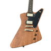 Soloking EX 1958 Mahogany Tribute Elektro Gitar Walnut Gold (Gigbag Dahil)