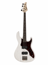 Soloking MJ-1 Custom Bas Gitar Transparent White Roasted Maple Neck (Gigbag Dahil)