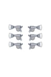 Valencia EMH3103CRR6 Elektro Gitar Burgusu 6'lı Set Sağ Krom Yuvarlak