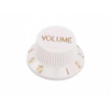 Valencia PNB1TWT Gitar Ton Düğme Başlığı Plastik Beyaz Dr.Parts