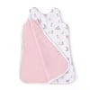 Deux Lapins Bébé Lapin Rose Müslin Bebek Uyku Tulumu 0.5 TOG