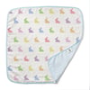 Deux Lapins Rainbow Lapin Blue Çift Kat Müslin Battaniye