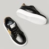 Merli&Rose Deri Star Sneaker | Siyah-Leopar