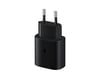 SAMSUNG EP-TA800N TYPE-C 25W KABLOSUZ HIZLI ŞARJ ADAPTÖRÜ SİYAH