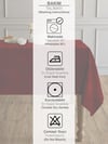 Daily Series Kadife Dokulu Tarçın Rengi Masa Örtüsü