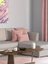 Home Daily Series Buğulu Gül Rengi Kırlent Yastık Kılıfı