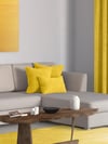 Home Daily Series Güneş Sarısı Rengi Kırlent Yastık Kılıfı