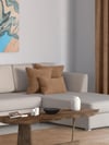 Home Daily Series Kahverengi Kırlent Yastık Kılıfı