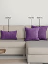 Home Daily Series Menekşe Moru Rengi Kırlent Yastık Kılıfı