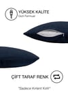 Home Daily Series Uzay Mavisi Rengi Kırlent Yastık Kılıfı