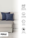 Home Daily Series Uzay Mavisi Rengi Kırlent Yastık Kılıfı