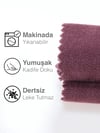 Kadife Dokulu Gül Kurusu Rengi Daily Series Runner 40 X 140