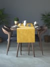 Kadife Dokulu Güneş Sarısı Rengi Daily Series Runner 40 X 140