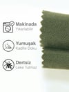 Kadife Dokulu Zeytin Yaprağı Rengi Daily Series Runner 40 X 140