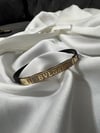 Taşlı Bulgari Model Altın Kauçuk Bileklik