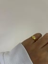 Harfli Eklem Ve Serçe Parmak Ayarlanabilir Yüzük-925 Ayar Gümüş