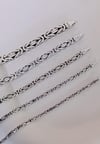 Kare Kral Zincir(4mm)-925 Ayar Gümüş