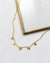 Kişiye Özel Kolye - Gold - 925 Ayar Gümüş