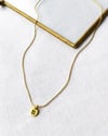 Minimal Harf Kolye - Gold - 925 Ayar Gümüş