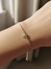 Taşlı Yusufçuk Figür Bileklik - 925 Ayar Gümüş 