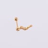Zircon Taşlı Piercing - Titanyum