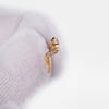 Zircon Taşlı Piercing - Titanyum