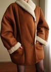 1980s Italian %100 Orjinal Sherling Vintage Nappa Kaban