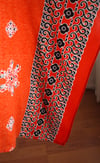 1990s Handmade Viscon Kumaş Tek Parça Hazırlanmış Vintage Panço Üst