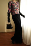 19th Century Interpreted Design Barok Printed Crop Ceket