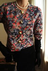 19th Century Interpreted Design Barok Printed Crop Ceket