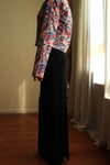 19th Century Interpreted Design Barok Printed Crop Ceket