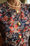 19th Century Interpreted Design Barok Printed Crop Ceket