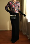 19th Century Interpreted Design Barok Printed Crop Ceket