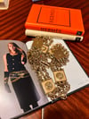 90s Gianni Versace Medusa Chain Gold Belt