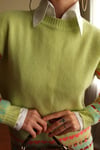 90s Unıted Colors Of Benetton %80 Yün Made İn İtaly Vintage Kazak