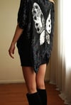 Handmade %100 İpek Indian Payet İşleme Vintage Bluz