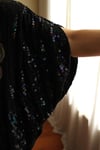 Handmade %100 İpek Indian Payet İşleme Vintage Bluz