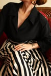 Inspired By Vintage 1960 Style Striped Draped Etek