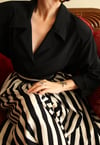 Inspired By Vintage 1960 Style Striped Draped Etek