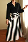 Inspired By Vintage 1960 Style Striped Draped Etek