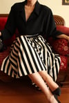 Inspired By Vintage 1960 Style Striped Draped Etek