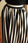 Inspired By Vintage 1960 Style Striped Draped Etek