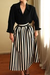 Inspired By Vintage 1960 Style Striped Draped Etek