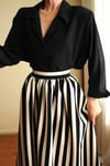 Inspired By Vintage 1960 Style Striped Draped Etek